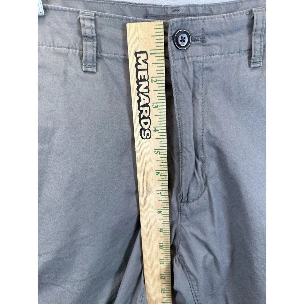 Eddie Bauer Men's Sz 34x30 Gray Hiking Trail Outdoor‎ Lightweight Chino Pants